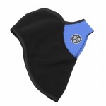 Neoprene face protection mask, blue color